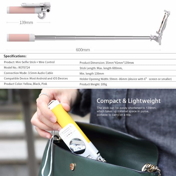 Embracing Mini Selfie Stick